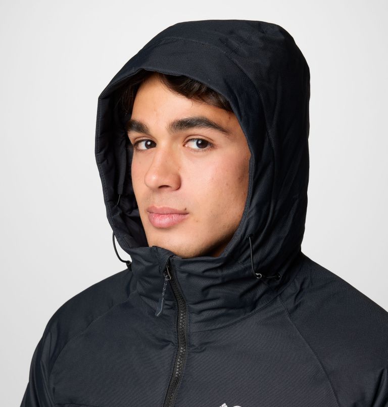 Men's Grand Trek III Down Hooded Jacket, Color: Black, image 5