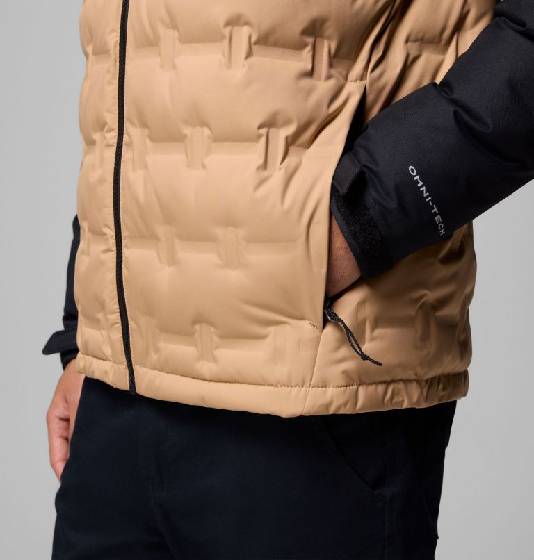 Men's Grand Trek III Down Hooded Jacket, Color: Canoe, Black, image 7