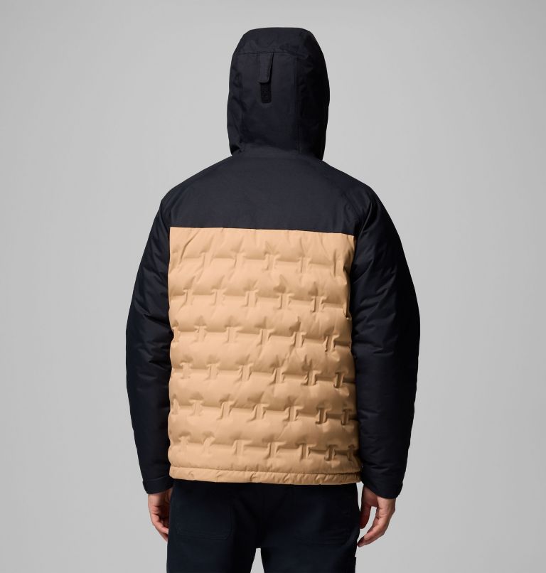 Men's Grand Trek III Down Hooded Jacket, Color: Canoe, Black, image 3