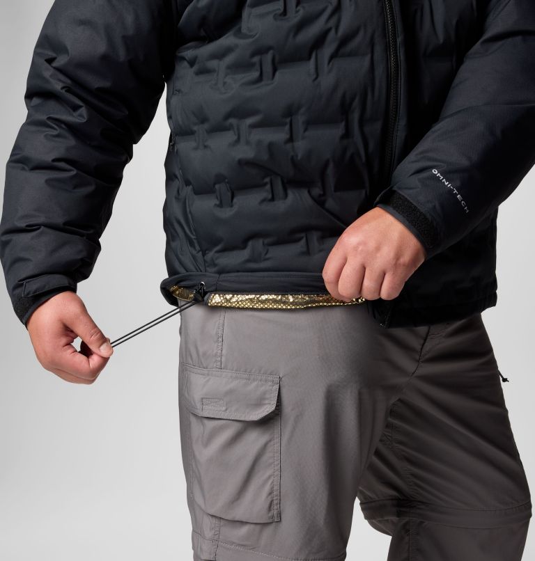 Men's Grand Trek III Down Hooded Jacket - Big, Color: Black, image 8