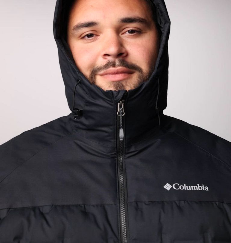 Men's Grand Trek III Down Hooded Jacket - Big, Color: Black
