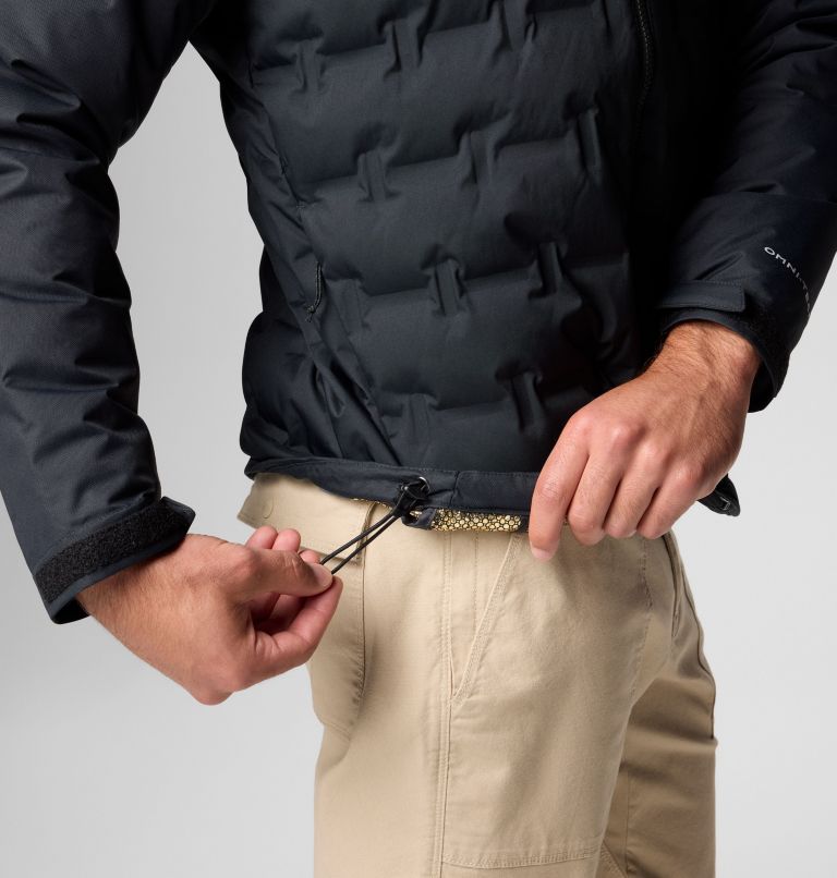Men's Grand Trek III Down Hooded Jacket - Tall, Color: Black, image 8