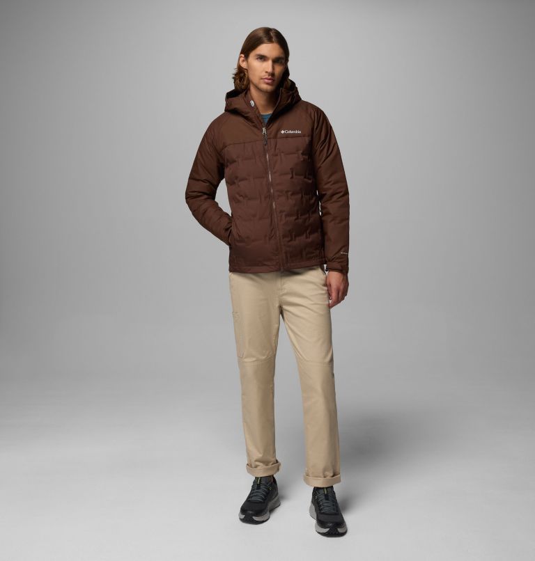 Men's Grand Trek III Down Waterproof Hooded Jacket, Color: Tobacco, image 2