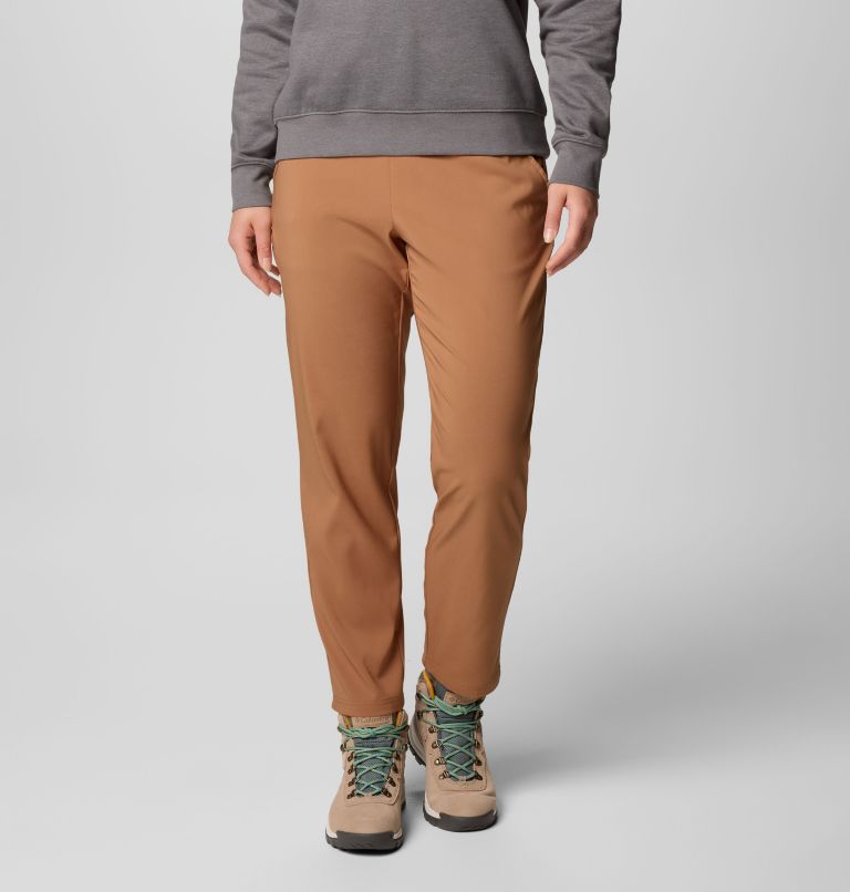 Women's All Seasons Pull-On Pants, Color: Camel Brown, image 1