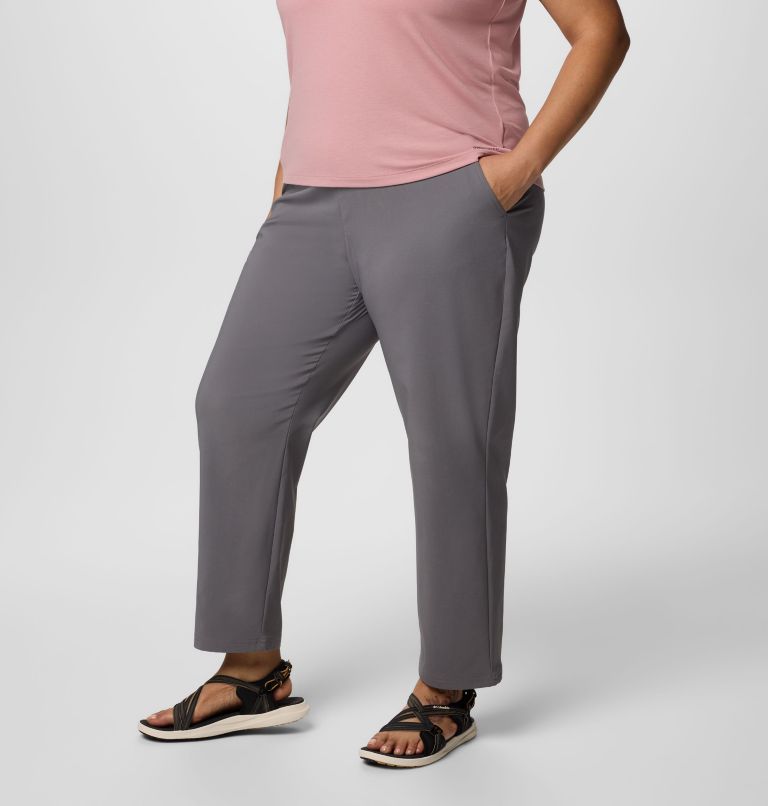 Women's All Seasons Pull-On Pants - Plus Size, Color: City Grey, image 3