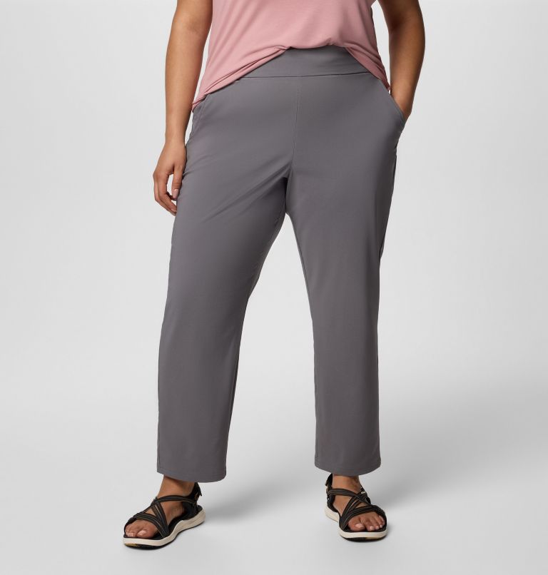 Women's All Seasons Pull-On Pants - Plus Size, Color: City Grey, image 1