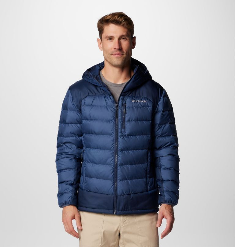 Doudoune à capuchon Autumn Park II pour hommes, Color: Dark Mountain, Collegiate Navy, image 1