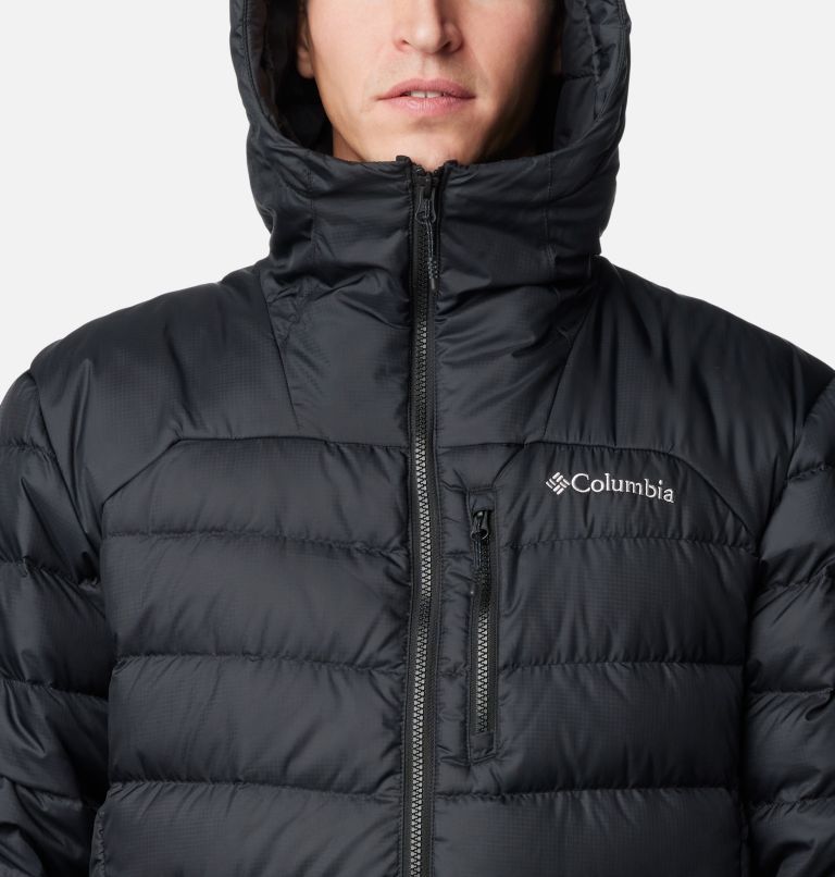 Men's Autumn Park II Down Hooded Jacket, Color: Black, image 4