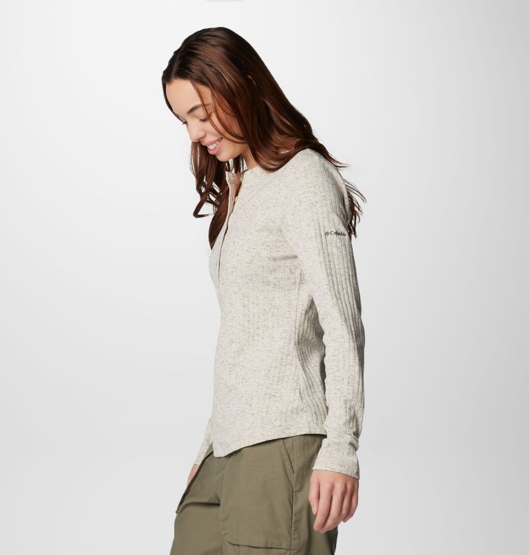 Haut Henley à manches longues Brea Falls pour femmes, Color: Dark Stone, image 4