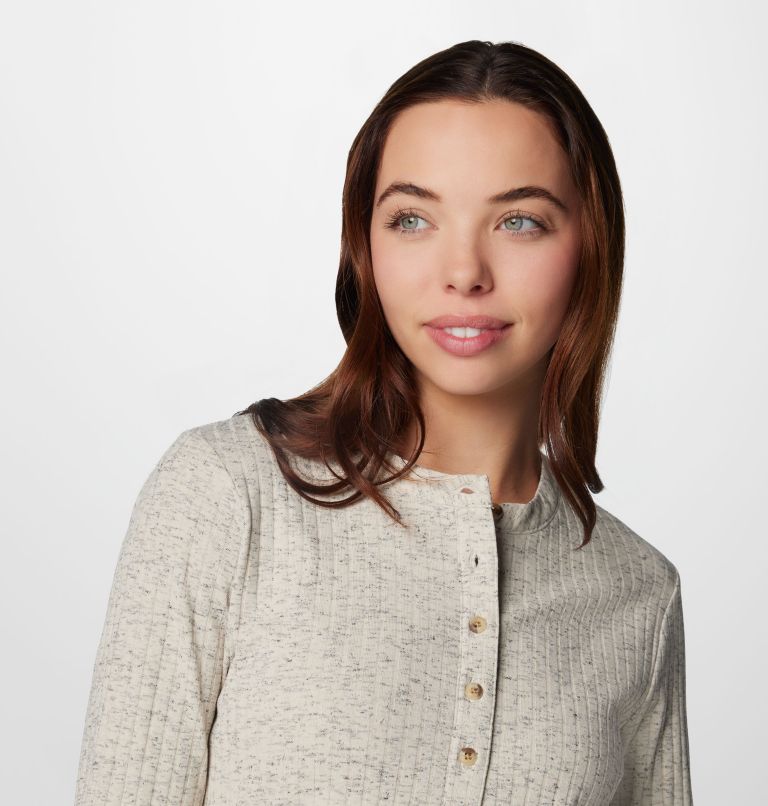 Haut Henley à manches longues Brea Falls pour femmes, Color: Dark Stone, image 5