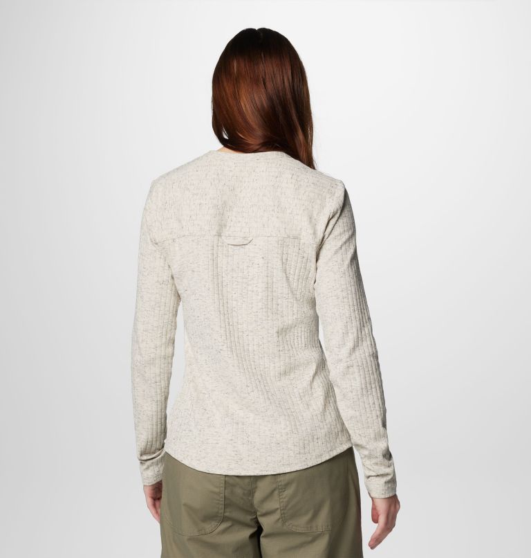 Haut Henley à manches longues Brea Falls pour femmes, Color: Dark Stone, image 2
