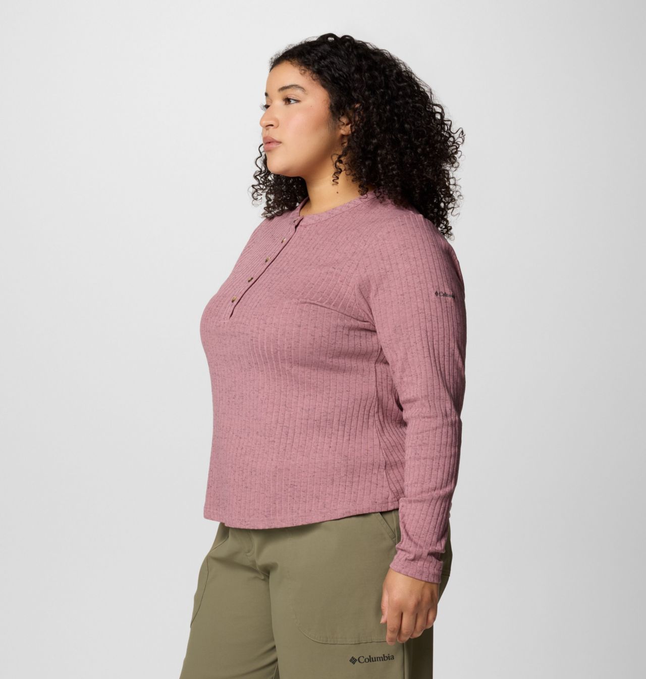 Haut Henley à manches longues Brea Falls™ pour femmes – Grandes tailles 4