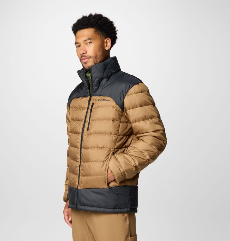 Men's Autumn Park II Down Jacket, Color: Delta, Black, image 4