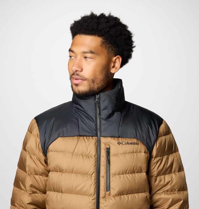 Men's Autumn Park II Down Jacket, Color: Delta, Black, image 5