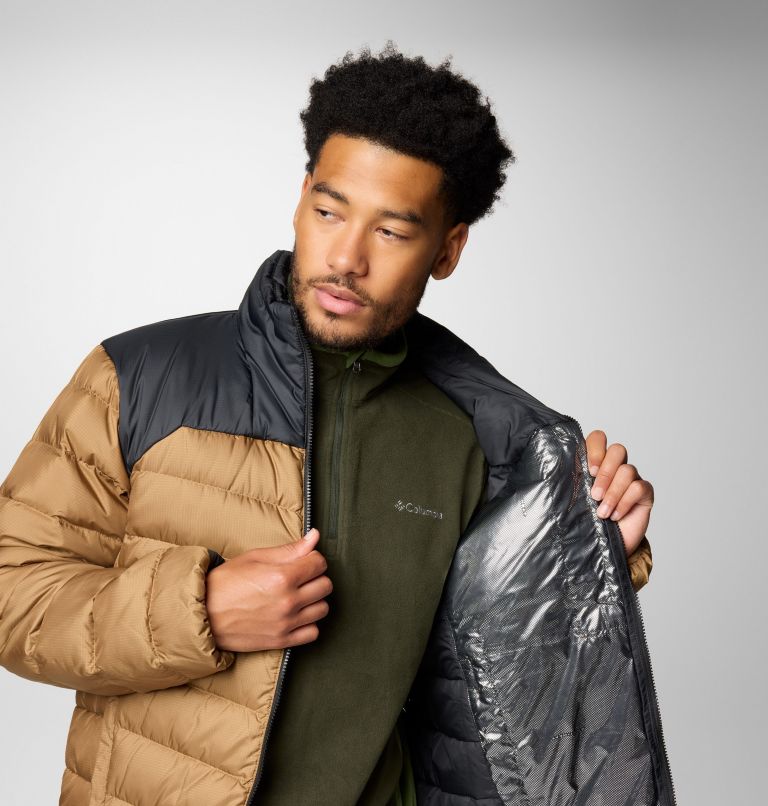 Men's Autumn Park II Down Jacket, Color: Delta, Black, image 6