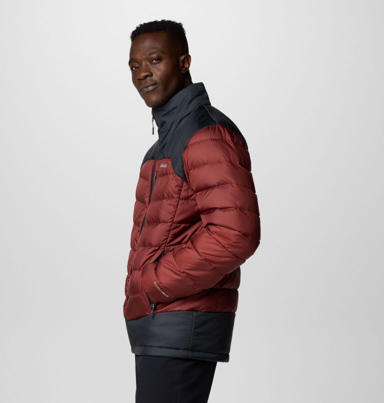 Men's Autumn Park II Down Jacket, Color: Spice, Black, image 4