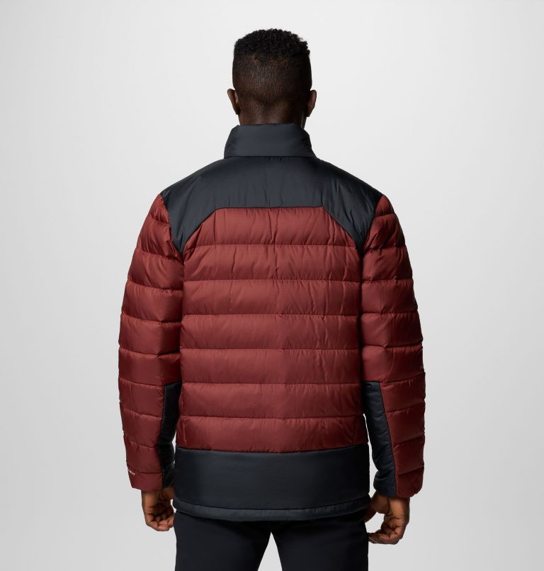 Men's Autumn Park II Down Jacket, Color: Spice, Black, image 2