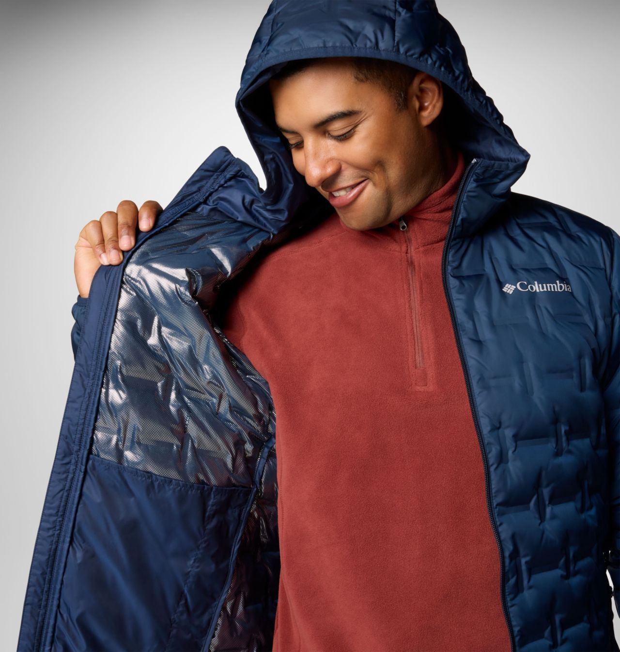 Men's Delta Ridge™ II Down Hooded Jacket 6
