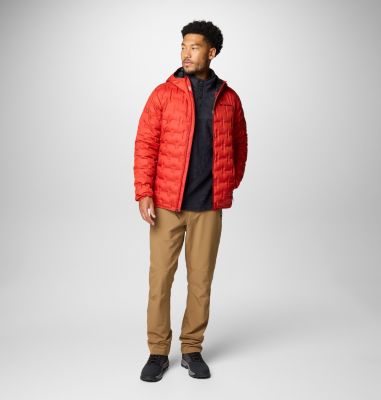 Columbia Delta Ridge Down Hooded Jacket Donsjack met capuchon heren, Dark Mountain, S