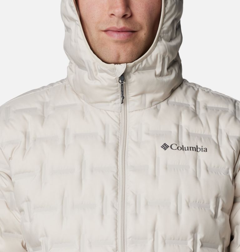 Men's Delta Ridge Down Hooded Jacket, Color: Dark Stone, image 4