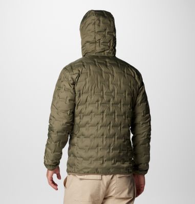 Men's Delta Ridge Down Hooded Jacket, Color: Stone Green, image 10