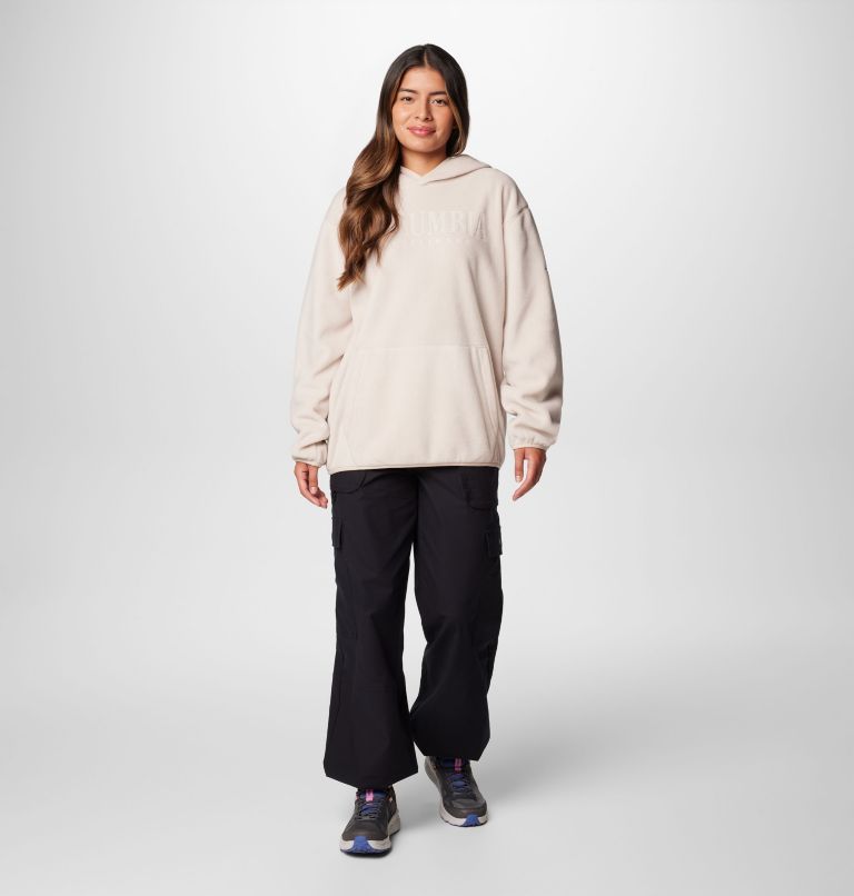 Women's Columbia Trek Fleece Hoodie, Color: Dark Stone, Casual Brand, image 3