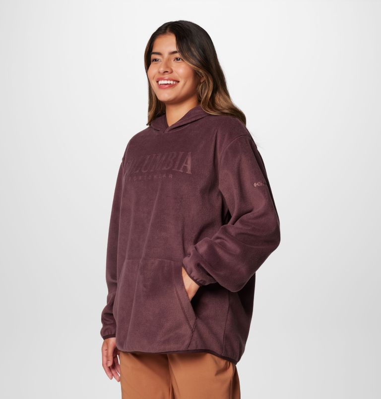 Women's Columbia Trek Fleece Hoodie, Color: Moonvista, Casual Brand, image 4
