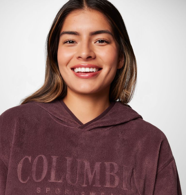 Women's Columbia Trek Fleece Hoodie, Color: Moonvista, Casual Brand, image 6