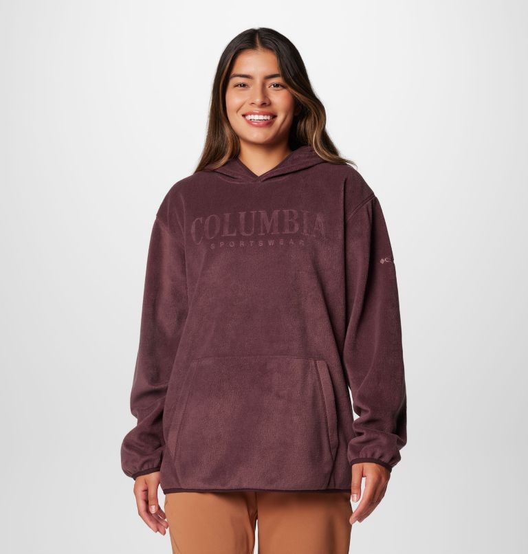 Women's Columbia Trek Fleece Hoodie, Color: Moonvista, Casual Brand, image 1