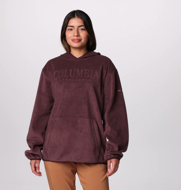 Women's Columbia Trek Fleece Hoodie, Color: Moonvista, Casual Brand