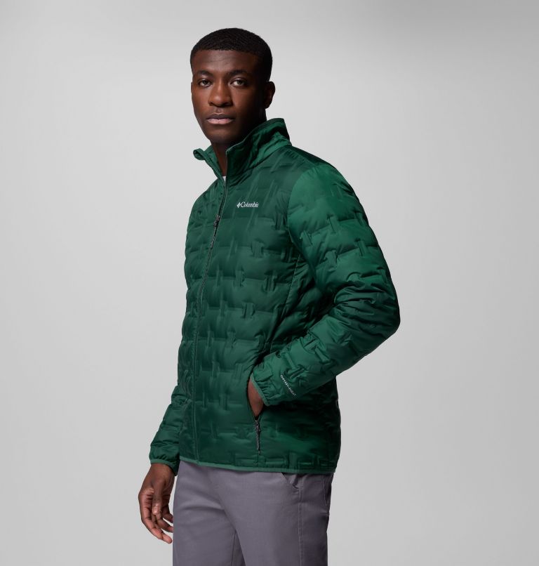 Men's Delta Ridge II Down Jacket, Color: Rain Forest, image 4