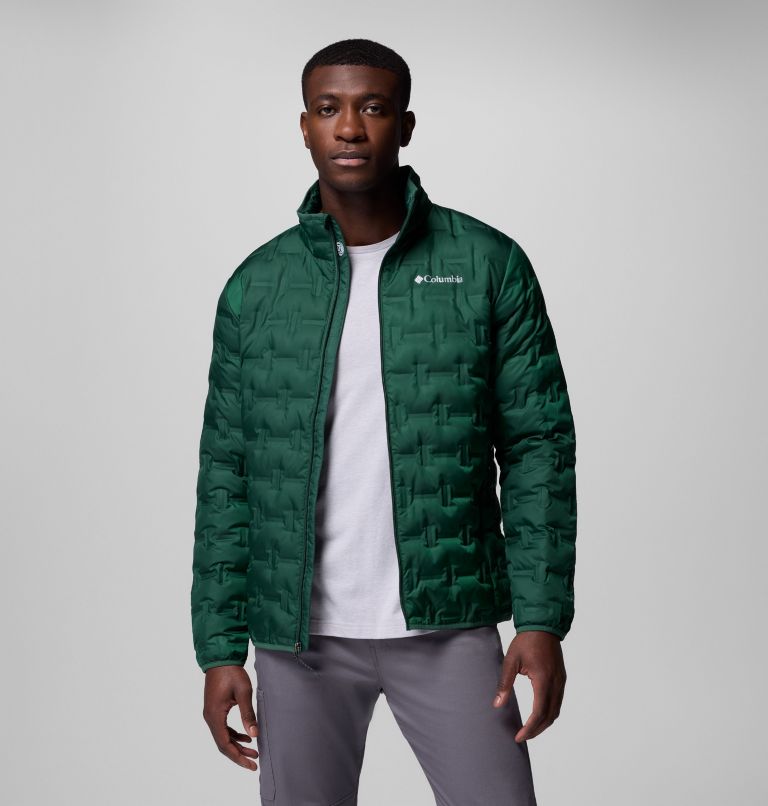 Men's Delta Ridge II Down Jacket, Color: Rain Forest, image 5