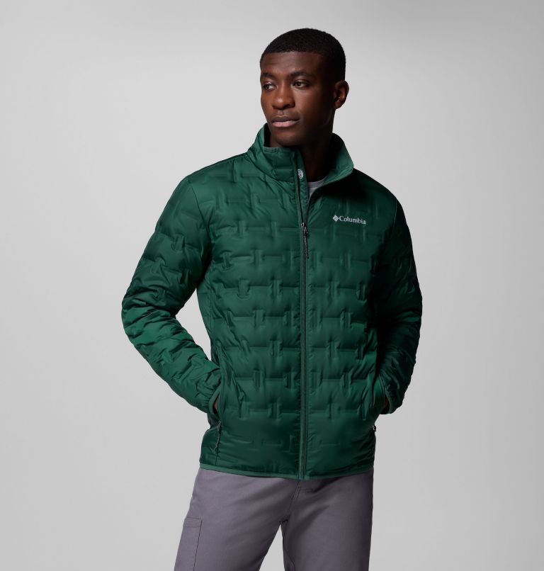 Men's Delta Ridge II Down Jacket, Color: Rain Forest, image 1