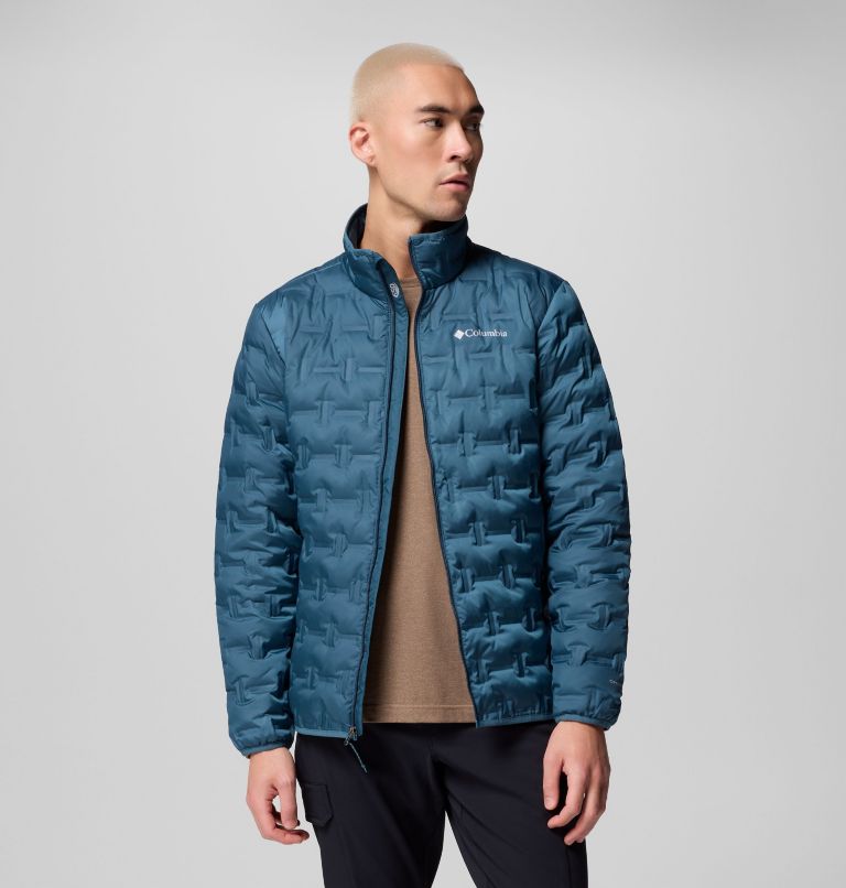 Men's Delta Ridge II Down Jacket, Color: Everblue, image 5