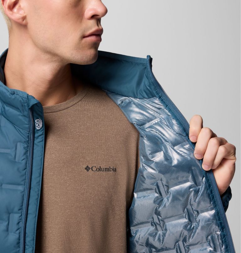 Men's Delta Ridge II Down Jacket, Color: Everblue, image 7