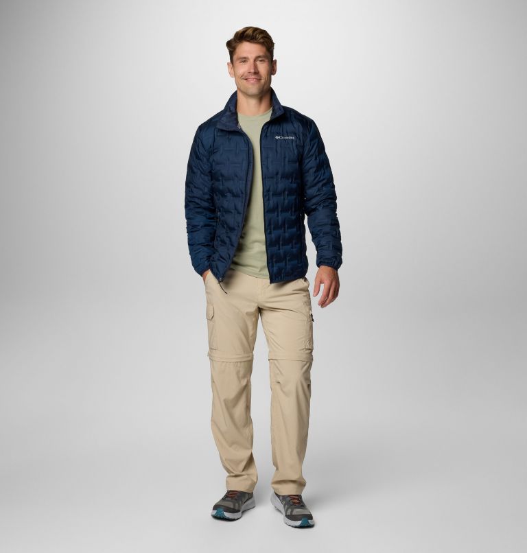 Men's Delta Ridge II Down Jacket, Color: Collegiate Navy, image 3