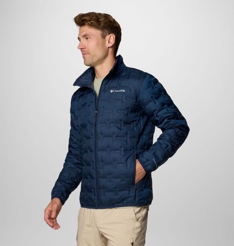 Men's Delta Ridge II Down Jacket, Color: Collegiate Navy, image 4