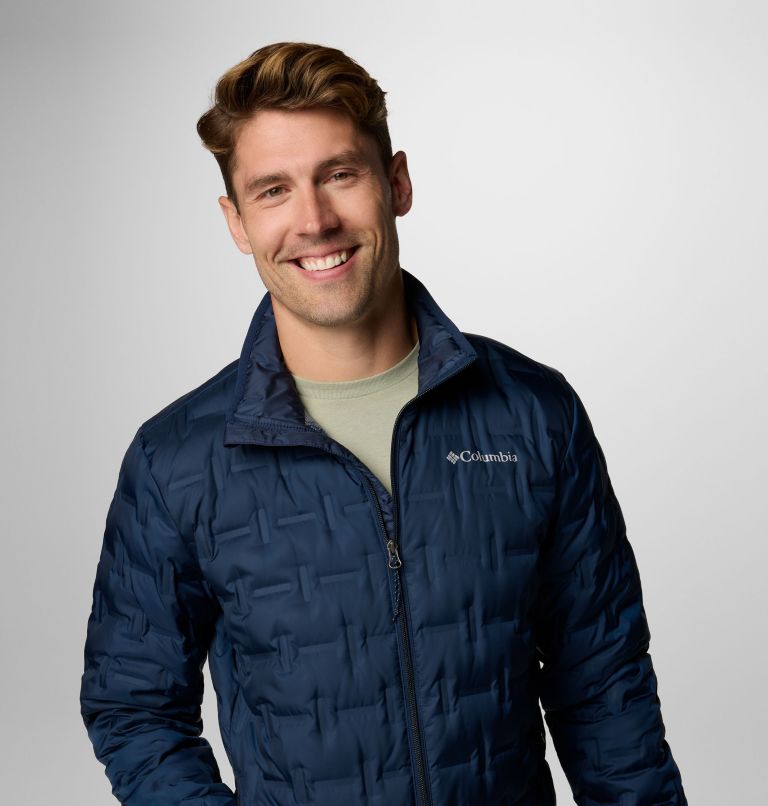 Men's Delta Ridge II Down Jacket, Color: Collegiate Navy, image 5