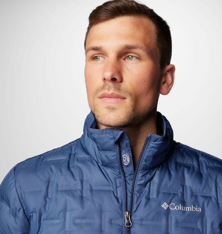 Men's Delta Ridge II Down Jacket, Color: Dark Mountain, image 5