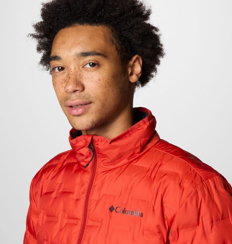 Men's Delta Ridge II Down Jacket, Color: Sail Red, image 5