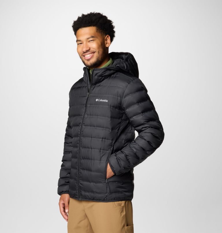 Men's Lake 22 II Down Hooded Jacket, Color: Black, image 4