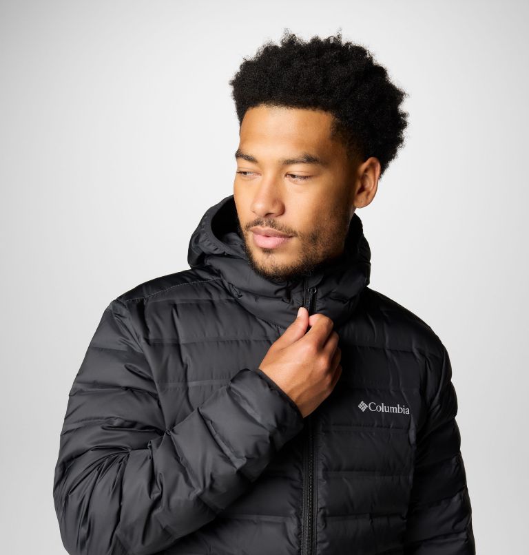 Men's Lake 22 II Down Hooded Jacket, Color: Black, image 5