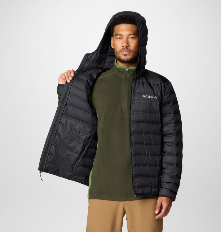 Men's Lake 22 II Down Hooded Jacket, Color: Black, image 6