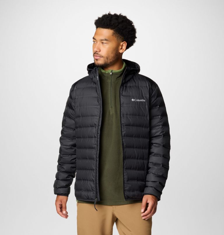 Men's Lake 22 II Down Hooded Jacket, Color: Black, image 7