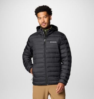 Men's Lake 22 II Down Hooded Jacket, Color: Black, image 1