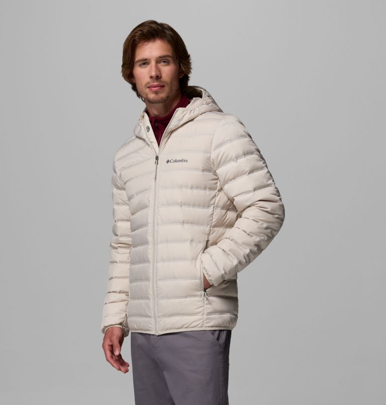 Men's Lake 22 II Down Hooded Jacket, Color: Dark Stone, image 4