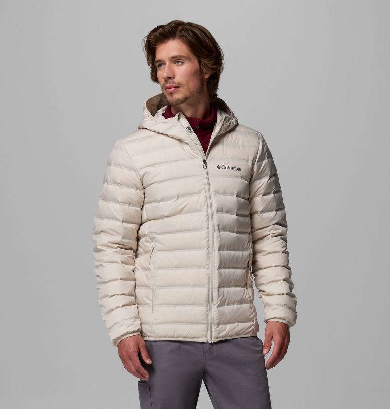 Men's Lake 22 II Down Hooded Jacket, Color: Dark Stone, image 1