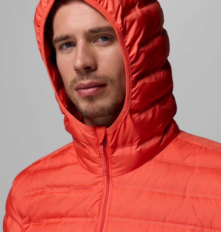 Men's Lake 22 II Down Hooded Jacket, Color: Zing, image 6