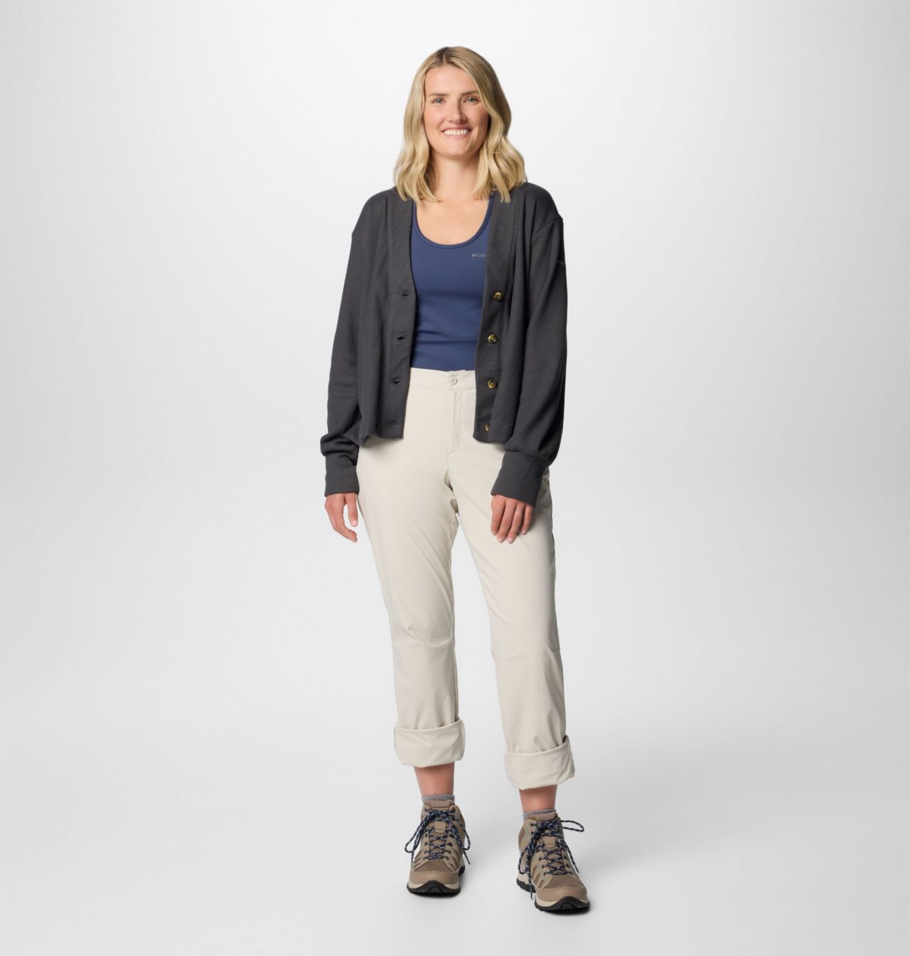 Women's Holly Hideaway™ Waffle Cardigan | 011 | S 3