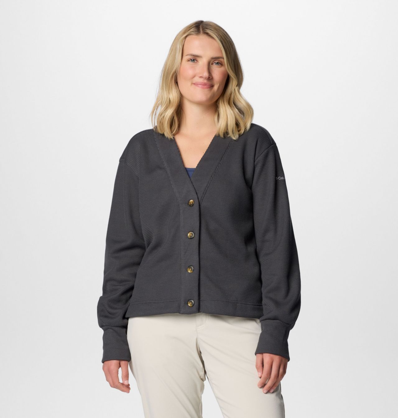 Women's Holly Hideaway™ Waffle Cardigan | 011 | S 1